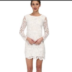 French Connection Nebraska Lace Shift Dress